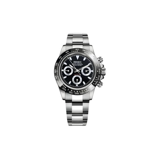 SEIKOTONA CLASSIC BLACK MEN'S WATCH